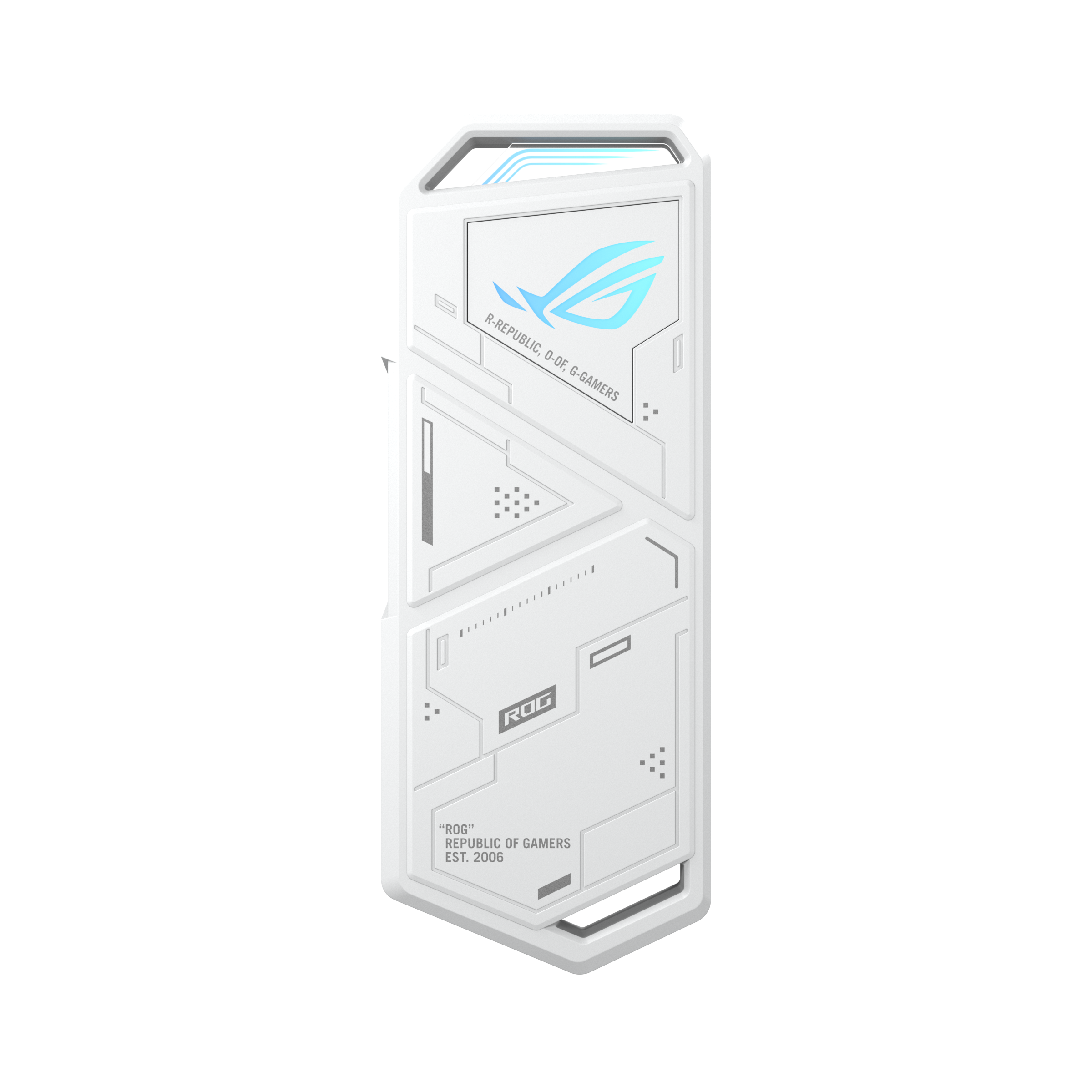 ASUS Geh USB ROG Strix Arion White M2 SSD Gehäuse mit Aura