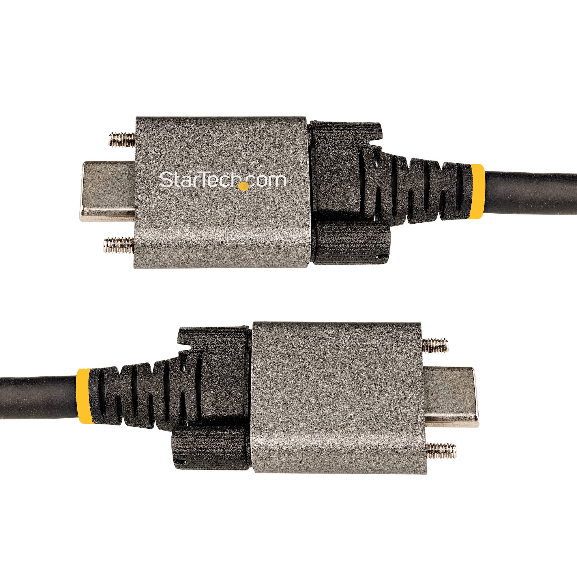 STARTECH.COM 1m USB-C cable with screw lock 10Gbit/s - USB 3.1/3.2 Gen 2 Type-C cable - 100W 5A PD DP Alt Mode