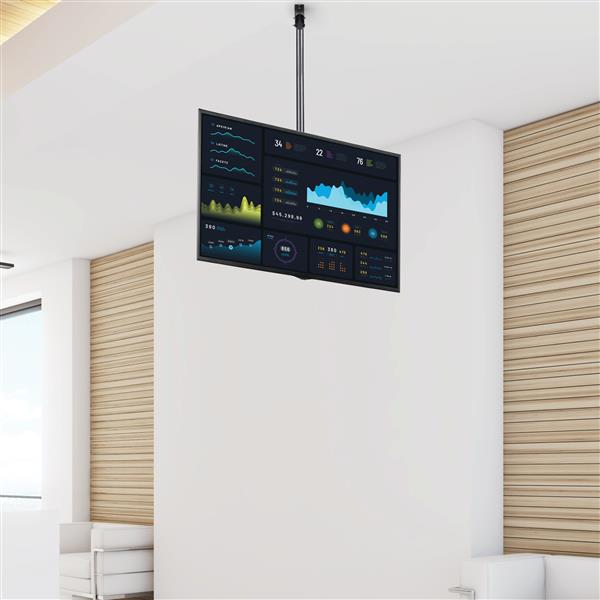 FLAT-SCREEN TV CEILING MOUNT .
