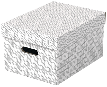 Esselte Home Aufbewahrungsboxen 17,5 l weiß 26,5 x 36,5 x 20,5 cm, 3 St.