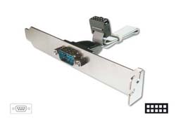SERIAL SLOT BRACKET CABLE 0.25M SERIAL DTK 2X5PIN