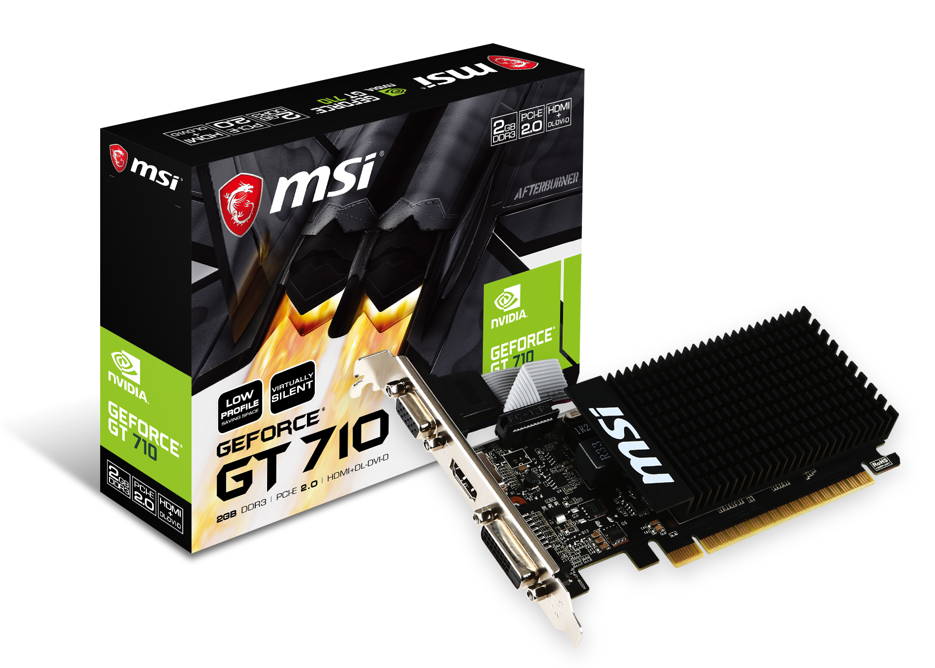 MSI Grafikkarte GeForce GT 710 - 2 GB DDR3