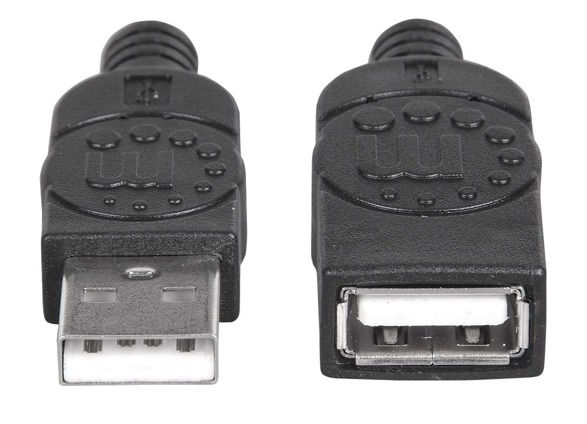 MANHATTAN USB 2.0 Verlängerungskabel 1m A-Stecker/A-Buchse