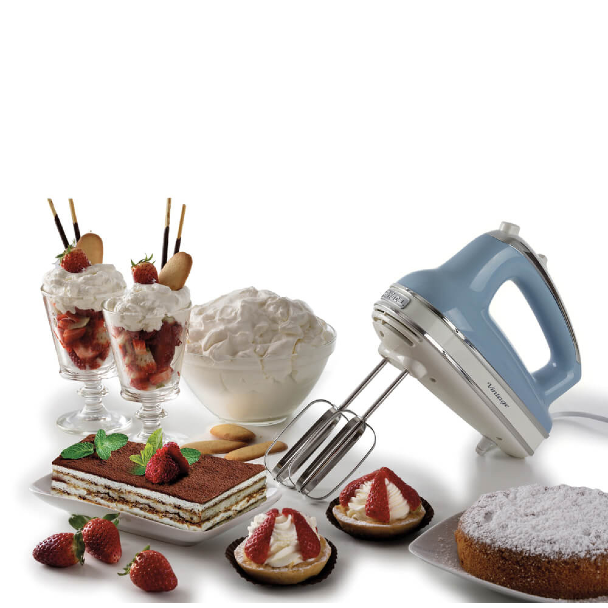 Handmixer Vintage Sky blue 1548BL