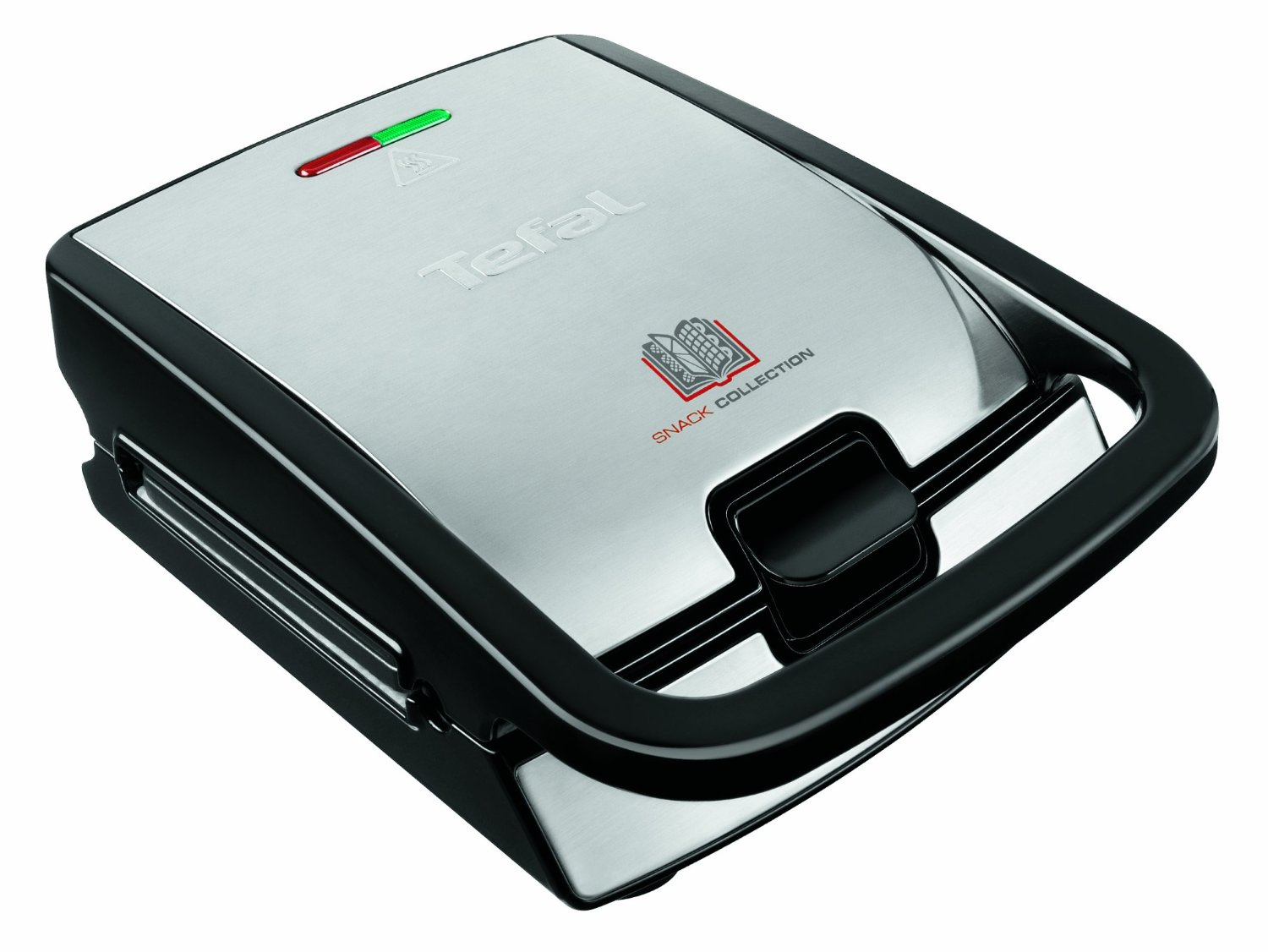 Tefal SW852D Snack Collection Waffeleisen und Sandwichmaker schwarz/edelstahl