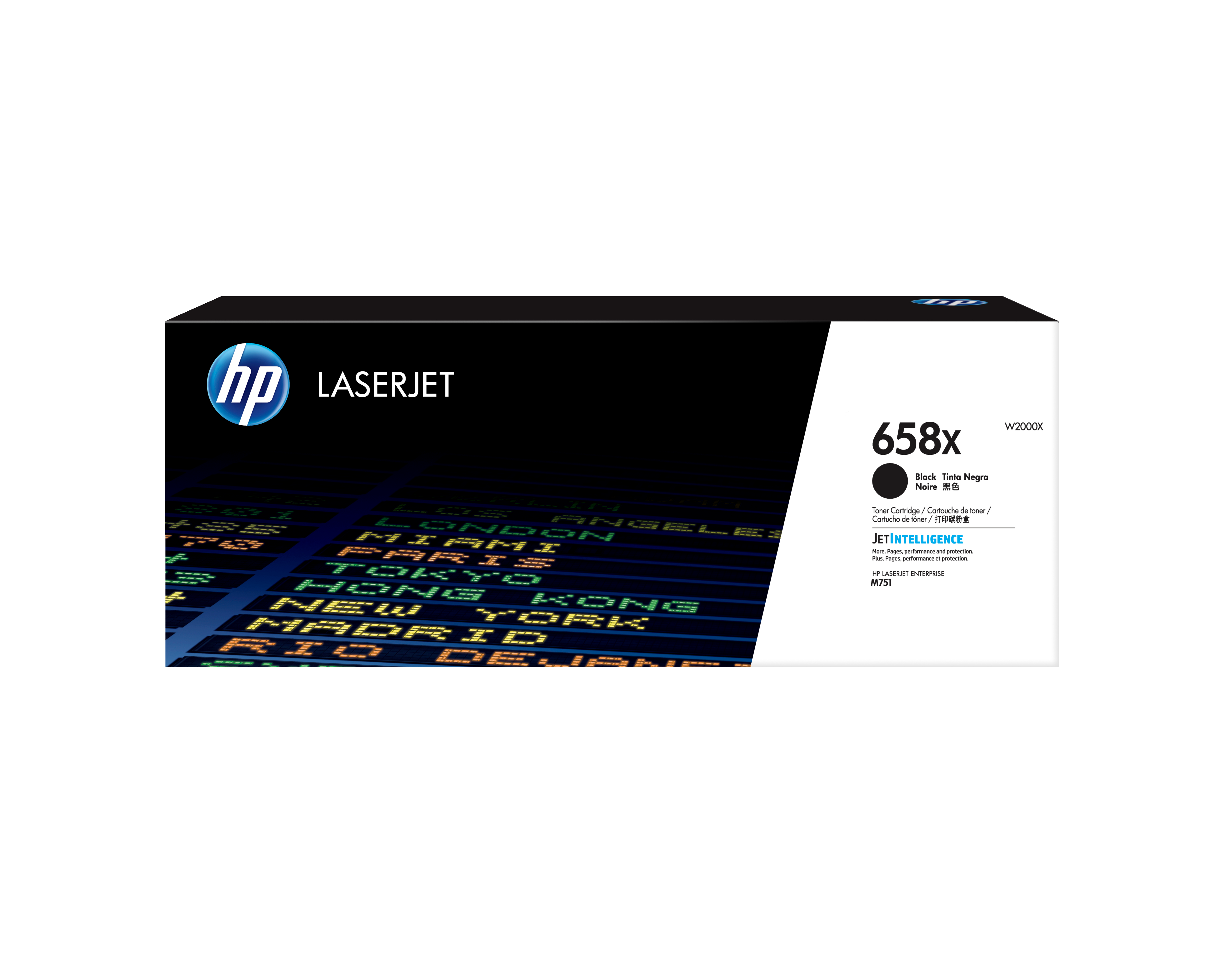 HP 658X Black LaserJet Toner Cartridge
