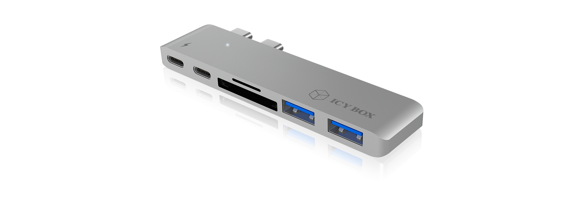ICY BOX IB-DK4036-2C - Dockingstation - USB-C IB-DK4036-2C