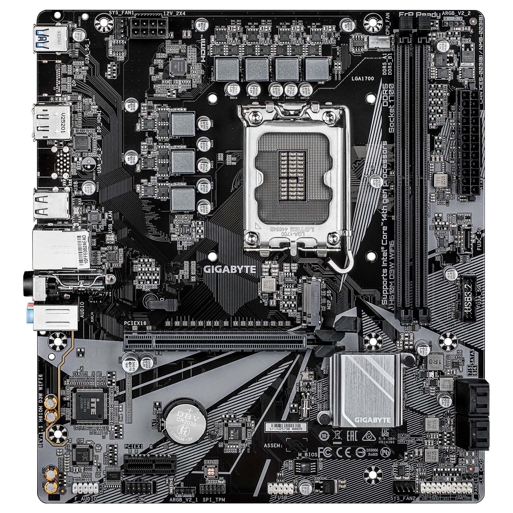 H610M D3W WIFI6, Mainboard