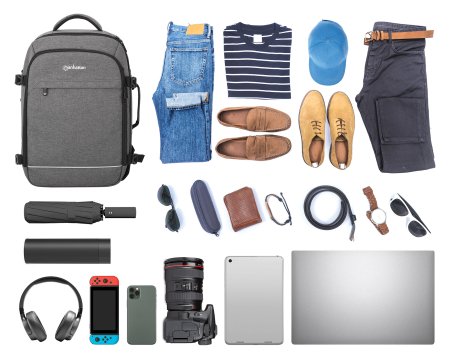 MANHATTAN NB Rucksack Rome bis 17,3 anthrazit
