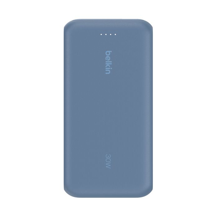 20K PD30W INTEGRATED USB-C CABLE POWER BANK BLUE