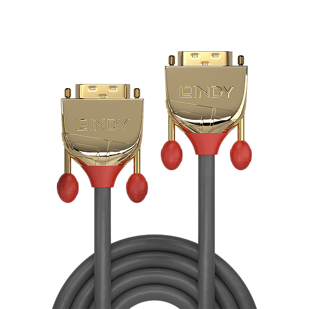 0.5M DVI-D DUAL LINK KABEL GOLD LINE