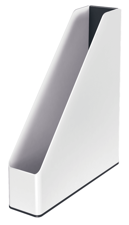 LEITZ Stehsammler WOW Duo Colour 53621095 perlweiß/schwarz Kunststoff, DIN A4, 1 St.