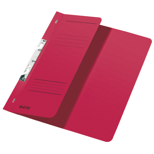 LEITZ Einhakhefter 3744 Karton rot DIN A4, halber Deckel, 1 St.