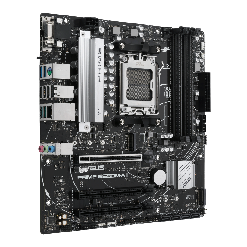 ASUS PRIME B650M-A II-CSM AM5 mATX MB 4xDDR5 4xSATA 2xM.2