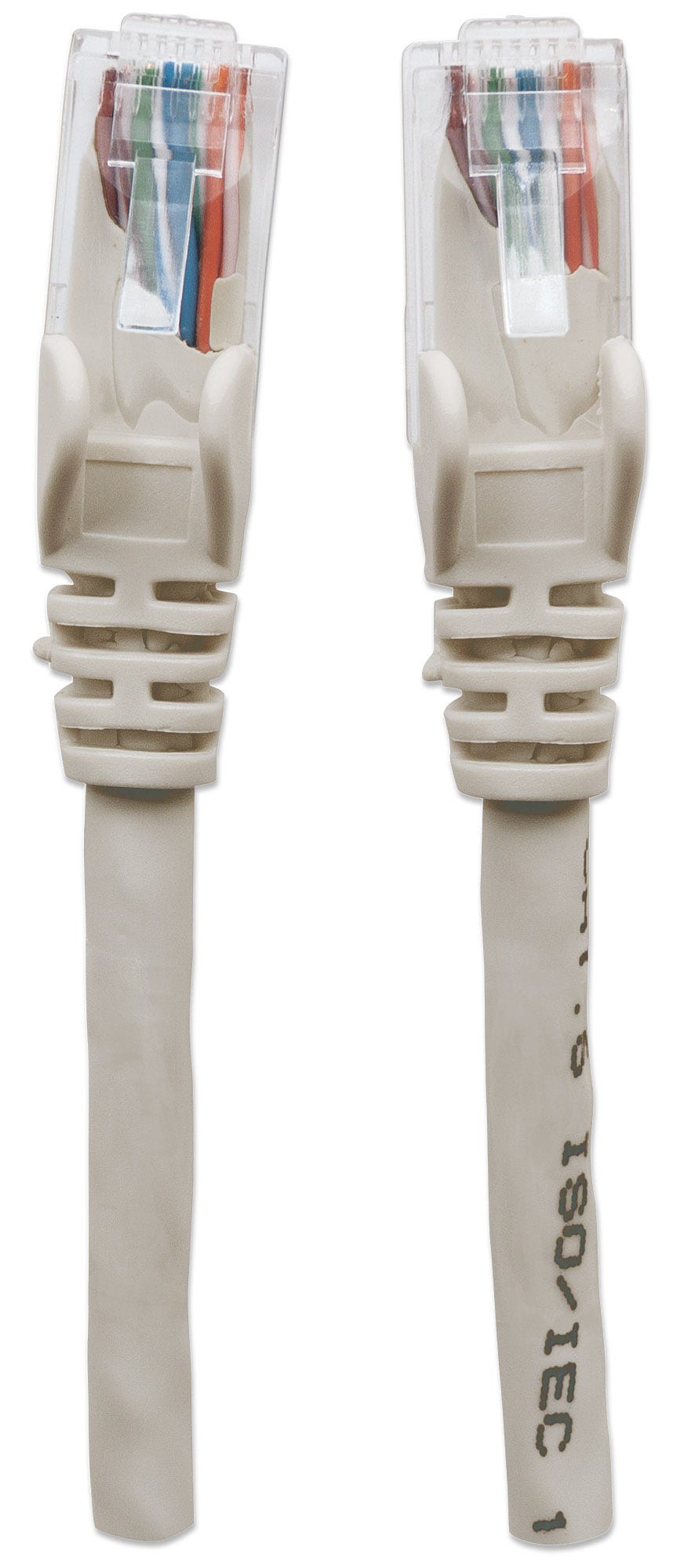 INTELLINET Patchkabel RJ45 U/UTP Cat6 20m Hebelschutz grau