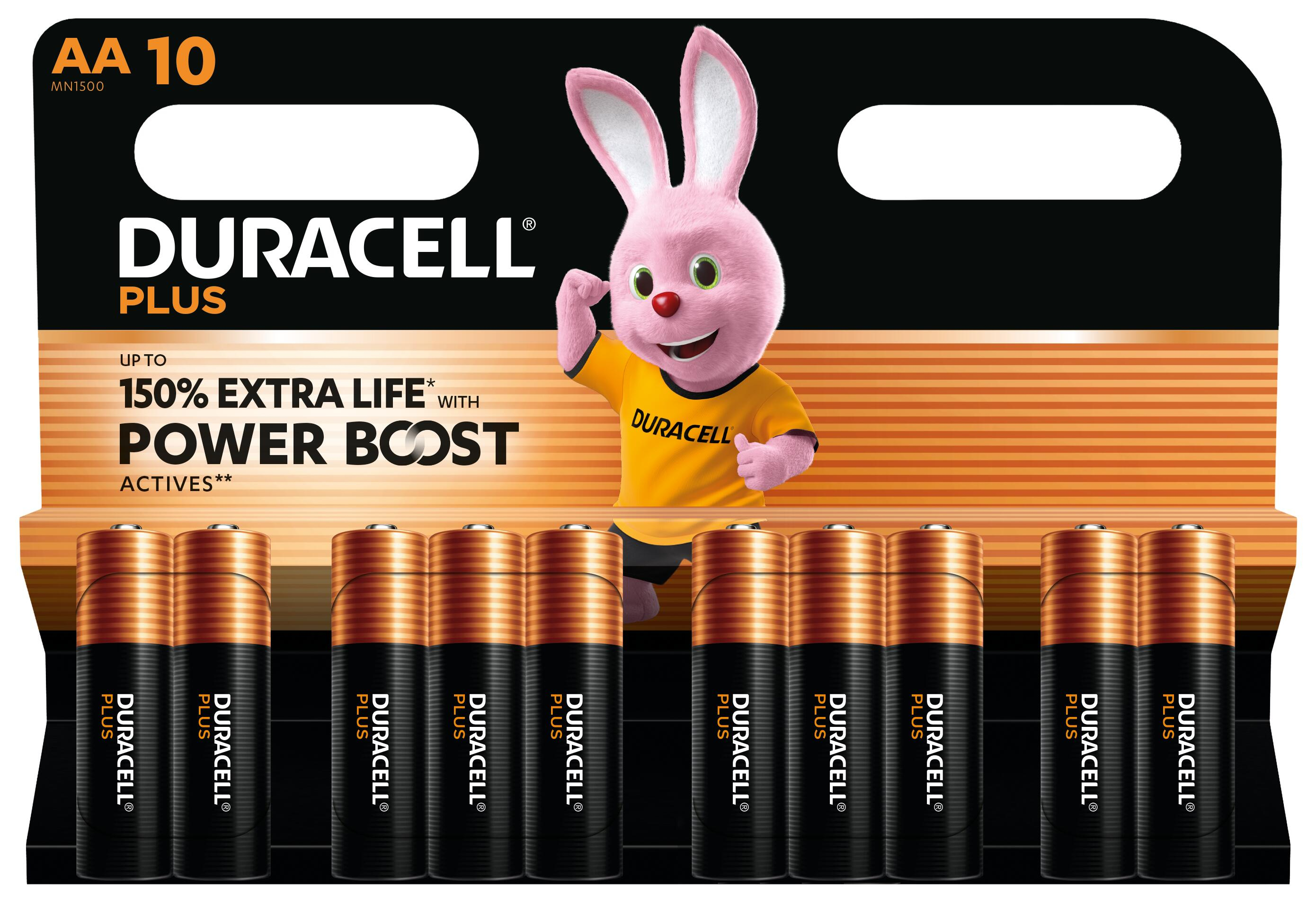 Plus Alkaline Batterie, Mignon AA LR06 1,5V, Extra Life