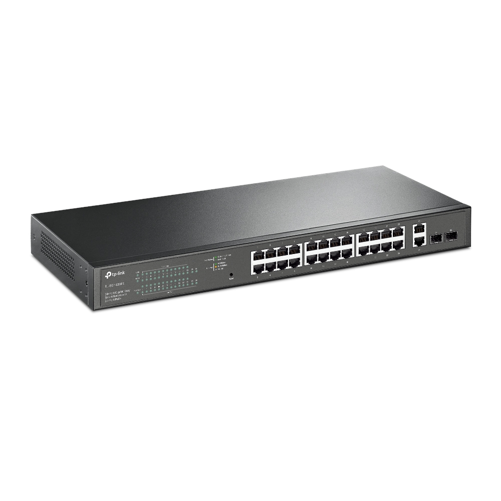 28-PORT EASY SMART POE SWITCH WITH 24-PORT POE+