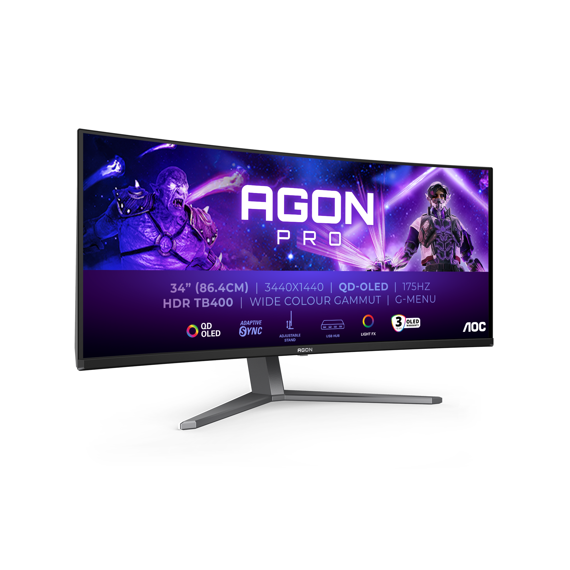 OLED AGON PRO AG346UCD, Gaming-Monitor