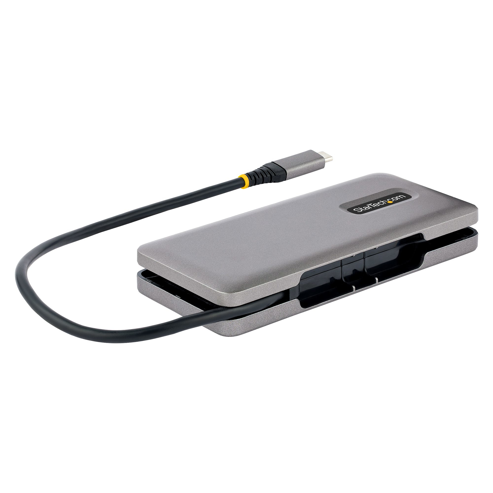 STARTECH.COM 4-Port USB-C Hub USB 3.1 10Gbps 100W Power Delivery Pass-Through 9.8in 25cm Cable Portable USB Expansion Hub