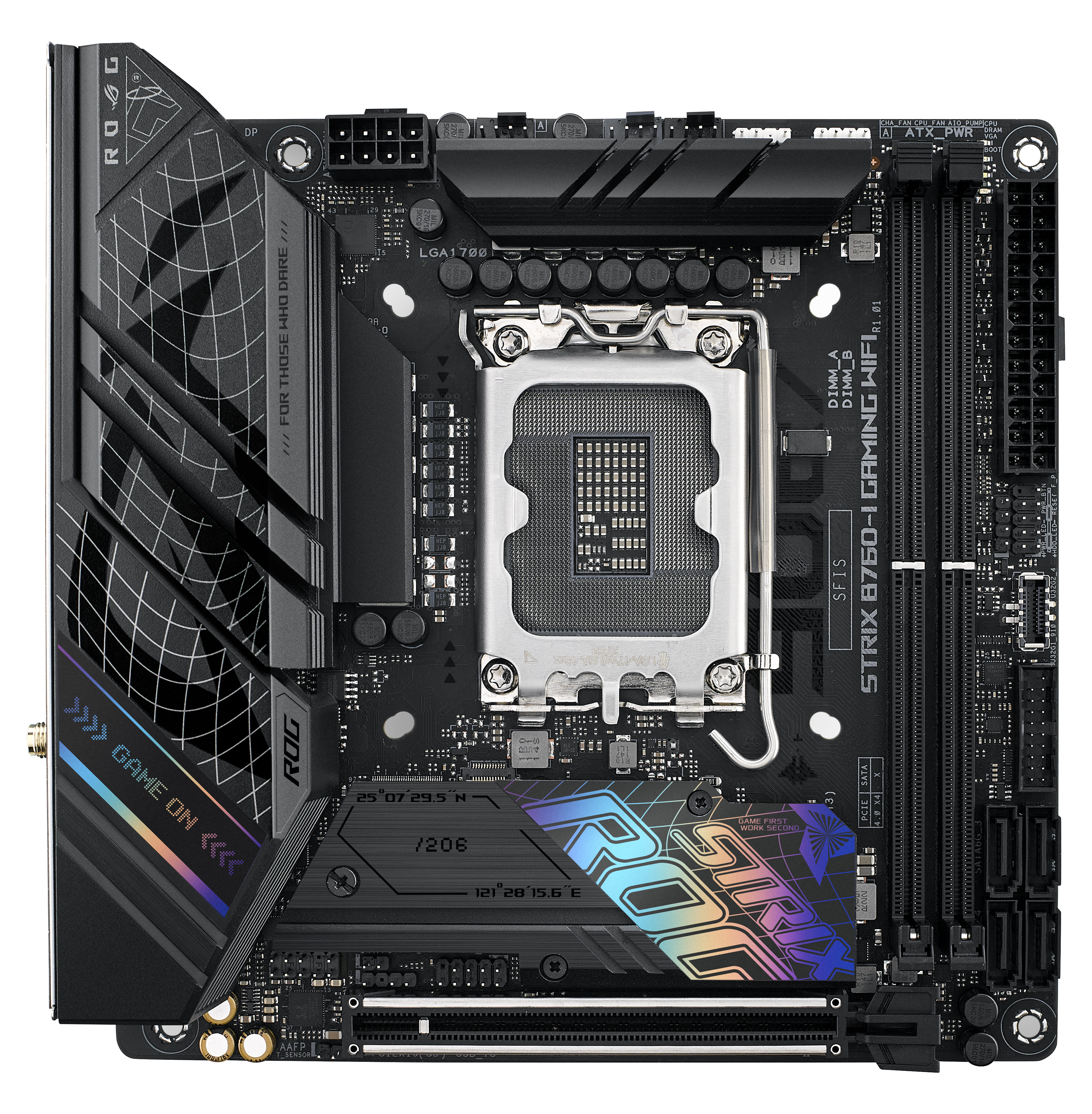 ASUS ROG STRIX B760-I GAMING WIFI (INTEL,1700,DDR5,mITX)
