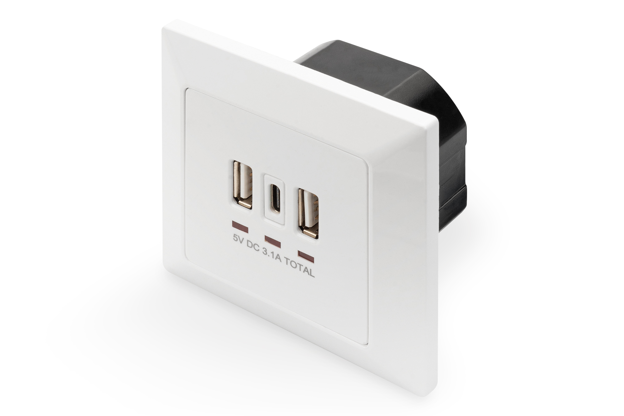 CHARGER BOX F.SMARTPHONE/TABLET 2XUSB 1XUSBTYPE-C 5V 3.1A