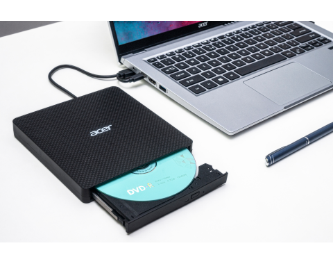 acer AXD001 externer DVD-Brenner schwarz