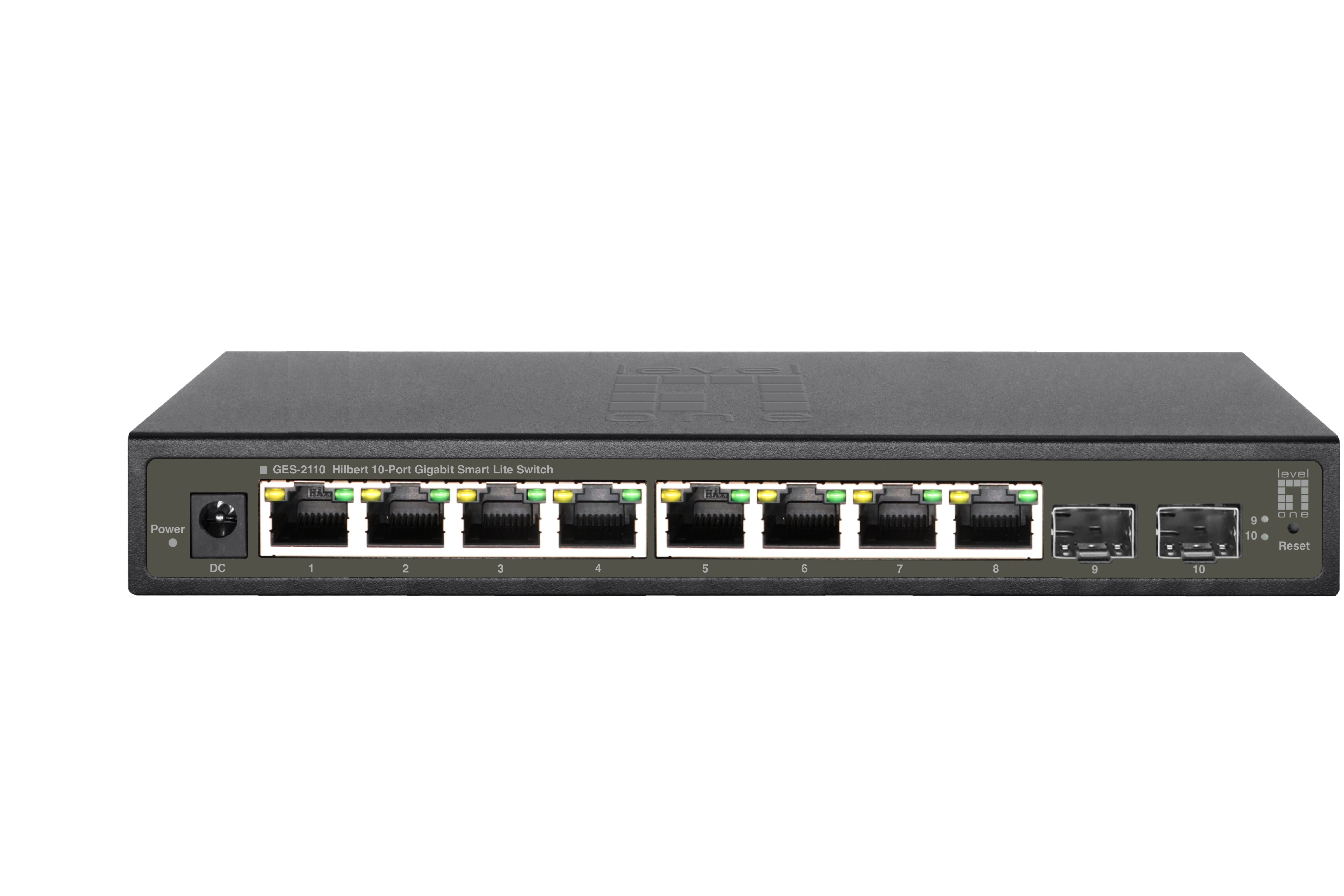 LevelOne Switch 8xGE/2xSFP Hilbert SL managed