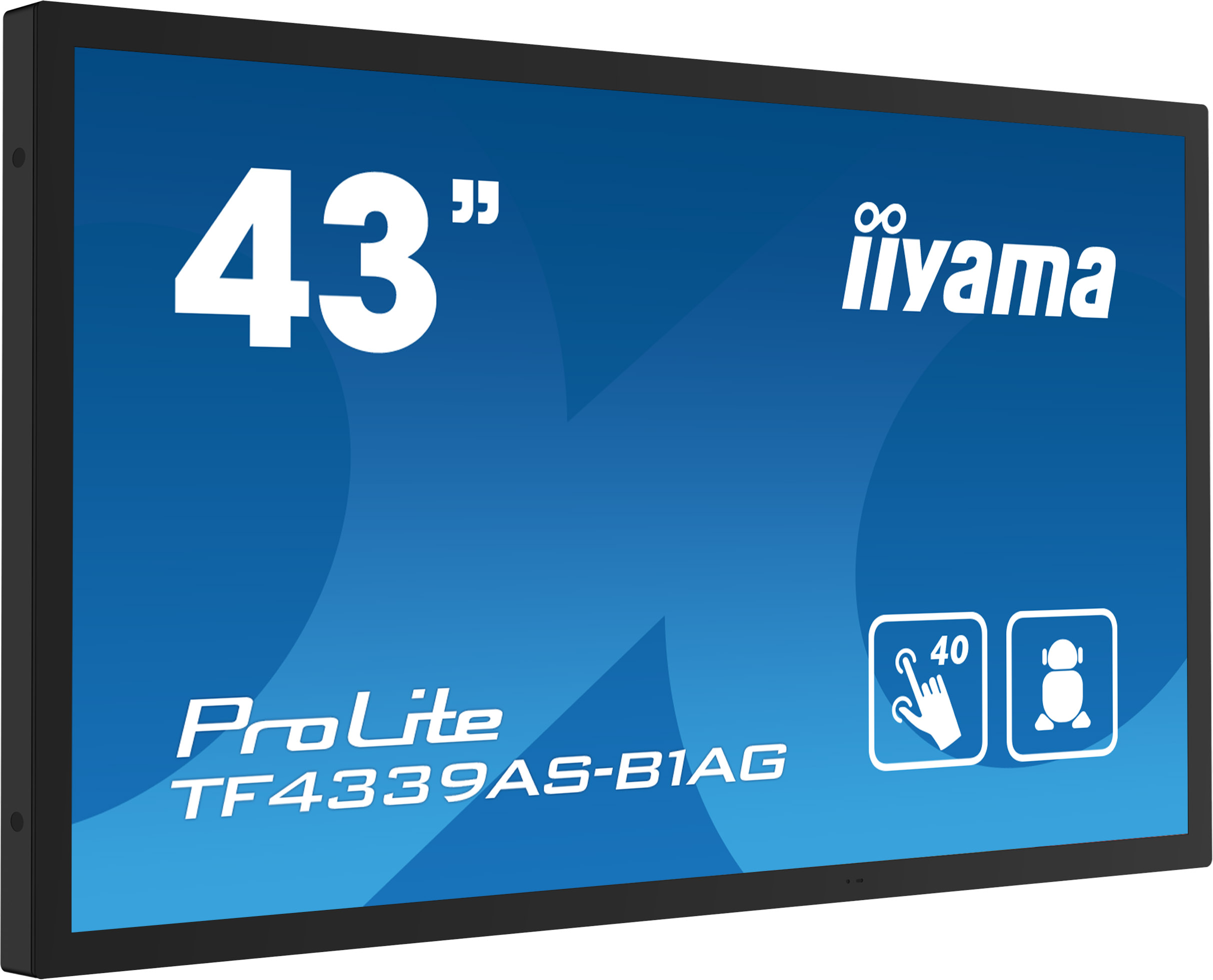 TF4339AS-B1AG 43IN PCAP TOUCH 43 PCAP ANTI-GLARE BEZEL FREE AN