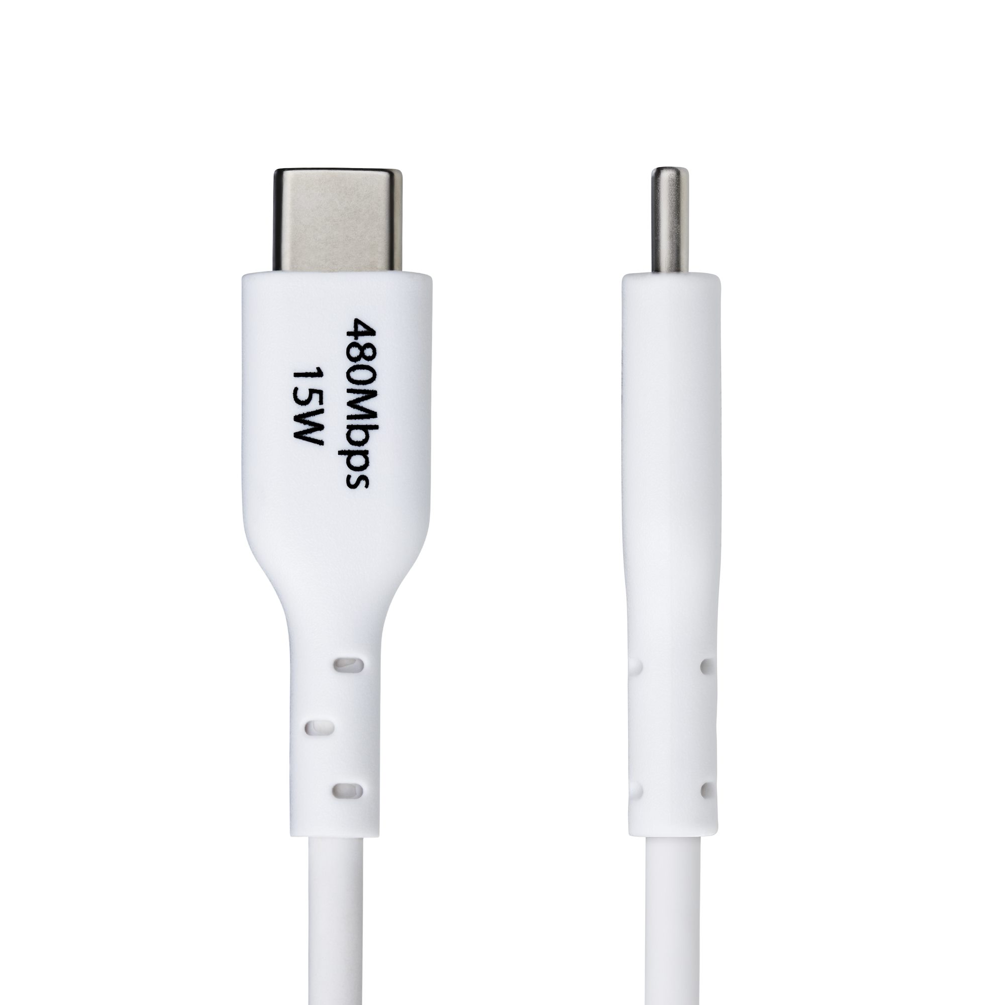 StarTech.com USB-A auf USB-C Ladekabel 3A USB 2.0 Weiß 1 m