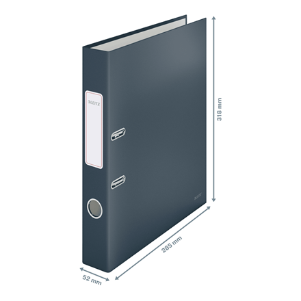 LEITZ Cosy Soft-Touch Ordner samtgrau Karton 5,2 cm DIN A4, 1 St.