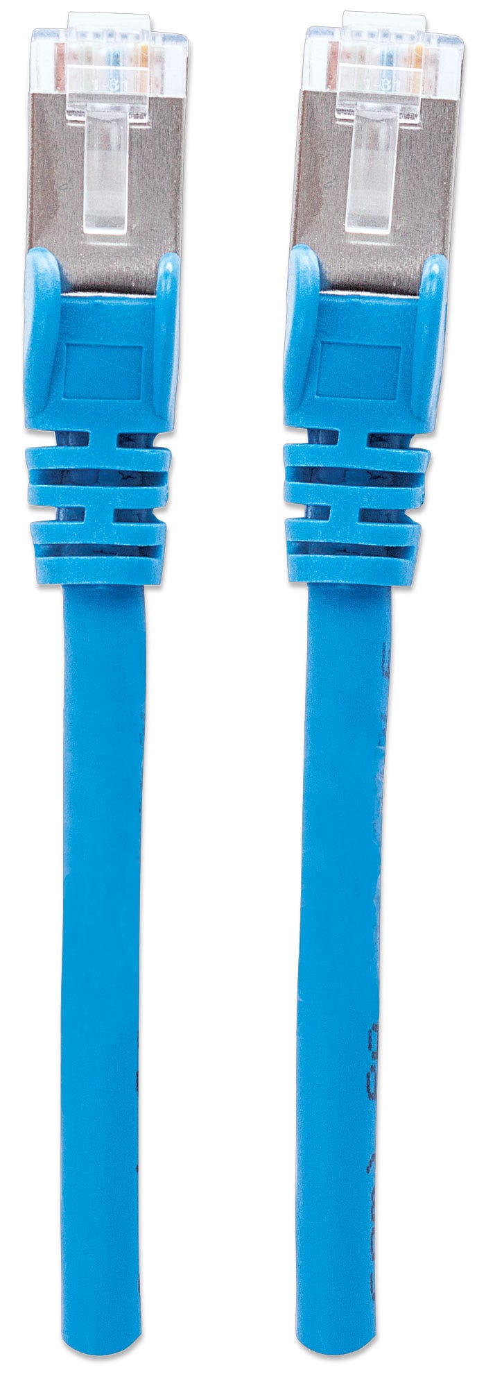 INTELLINET Netzwerkkabel Cat6 S/FTP CU LS0H 15,0m Blau RJ-45 Stecker / RJ-45 Stecker Vergoldete Kontakte
