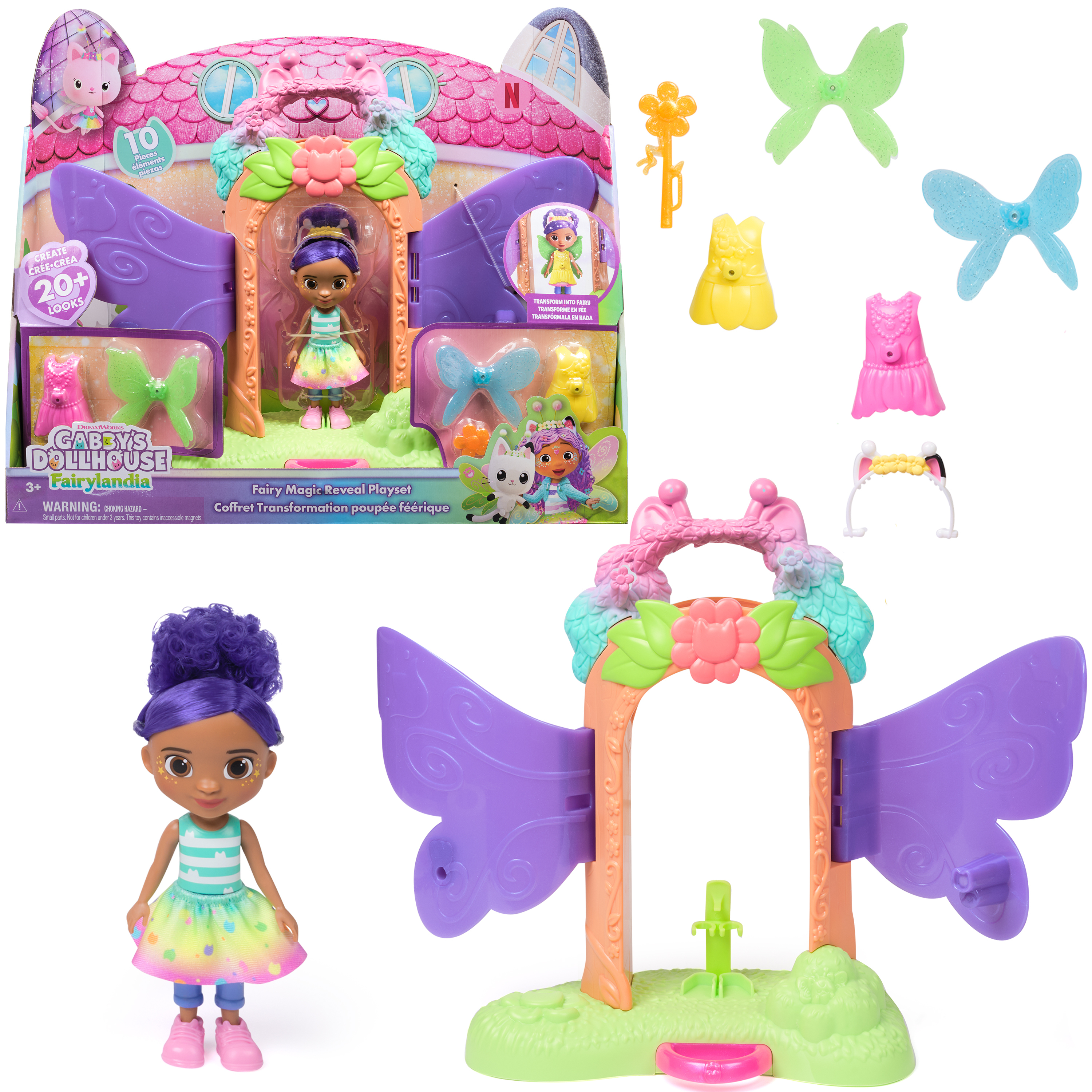 Gabby''s Dollhouse Fairylandia - Fairy Magic Reveal Spielset, Spielgebäude