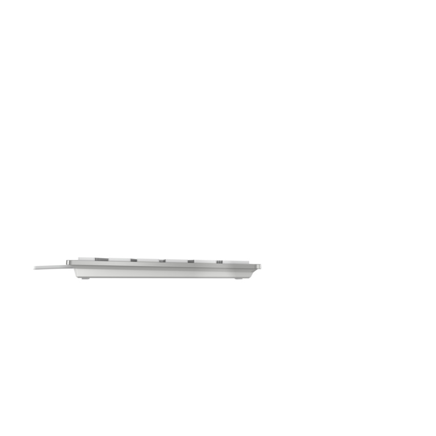CHERRY KC6000C SLIM FOR MAC Tastatur Wired DE weiß/silber