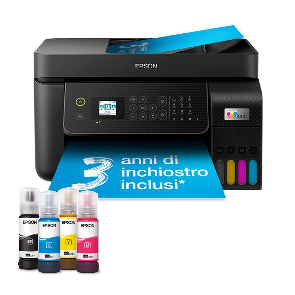 EPSON EcoTank ET-4800 4 in 1 Tintenstrahl-Multifunktionsdrucker schwarz
