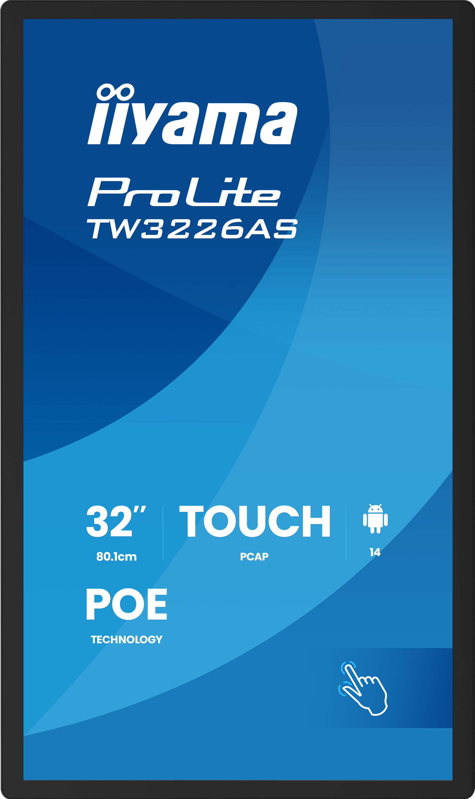 IIYAMA 80,1cm (31,5) TW3226AS-B3P 16:9 M-Touch M-HDMI Andr.