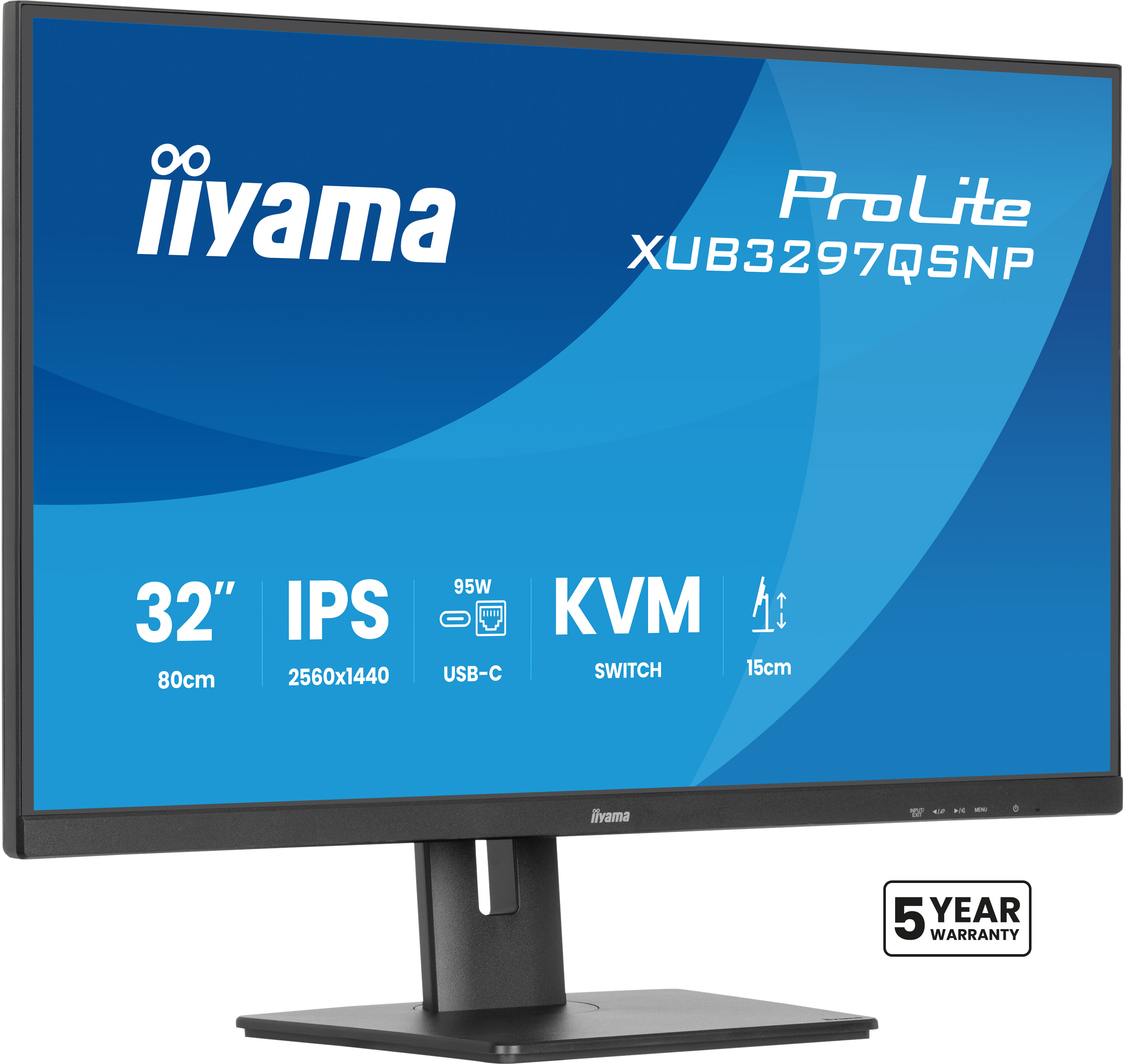 IIYAMA 80.0cm (32,0) XUB3297QSNP-B1 16:9 2xHDMI+DP+USB-C