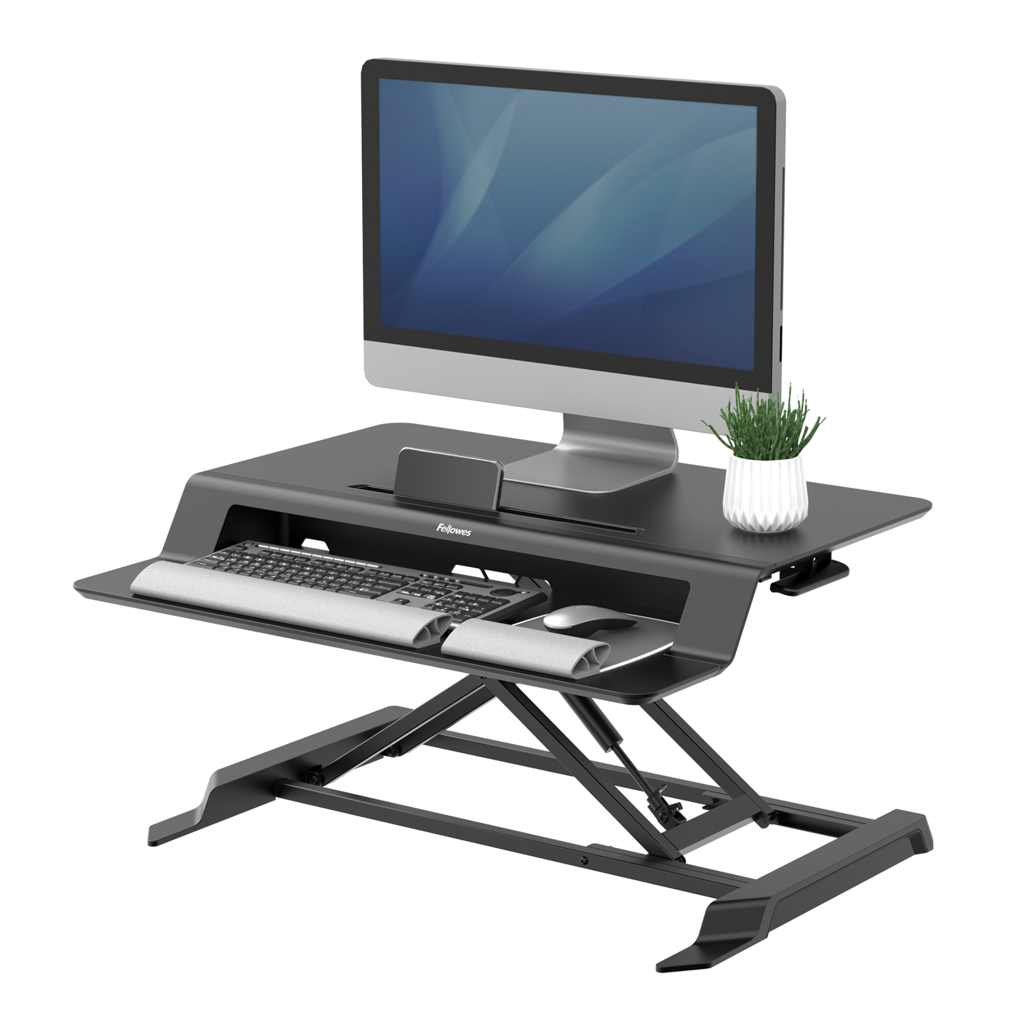Fellowes Monitorständer Lotus LT Sitz-Steh Workstation schwarz