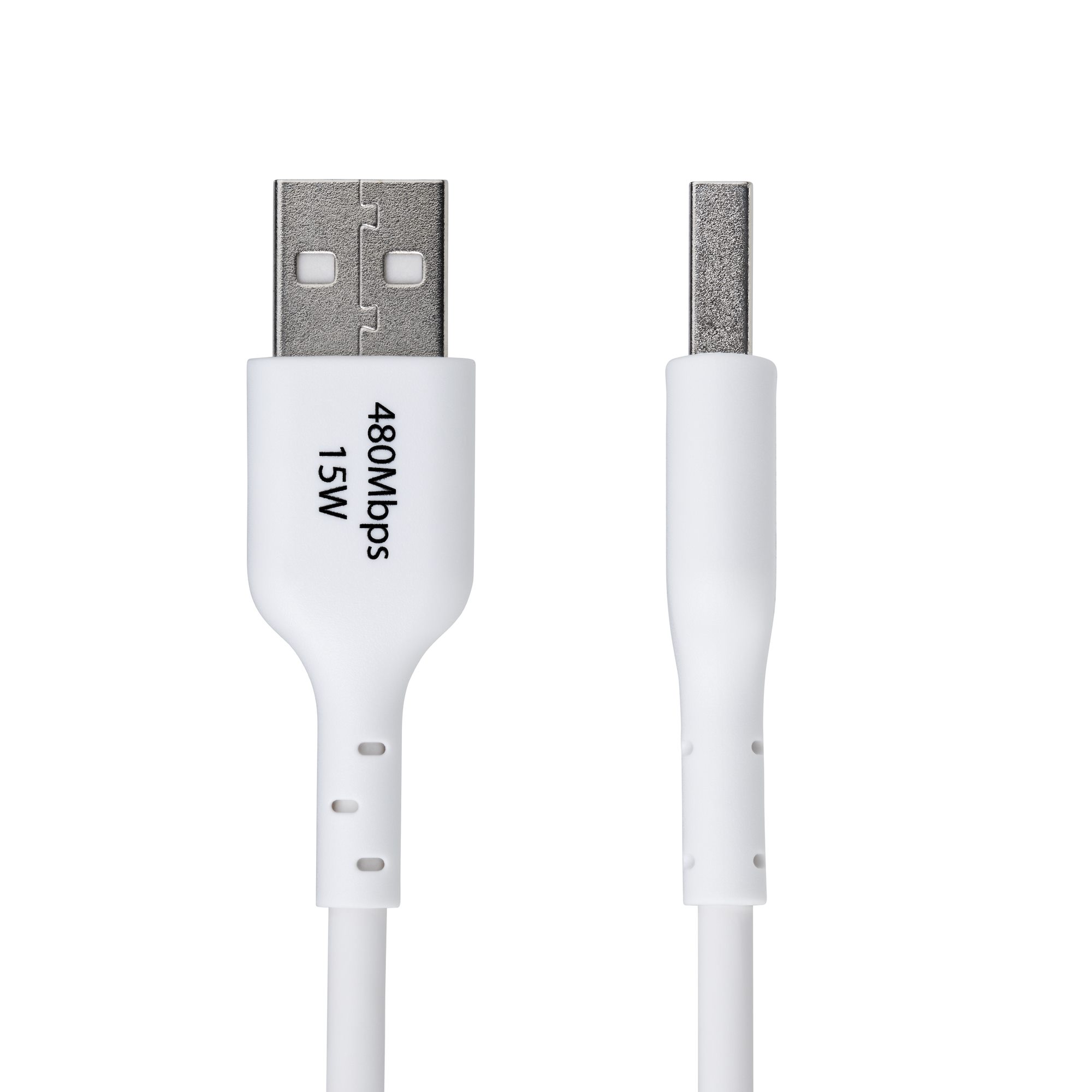 2M USB-A TO USB-C CABLE WHITE CHARGER CORD USB 2.0 DATA TRANSF