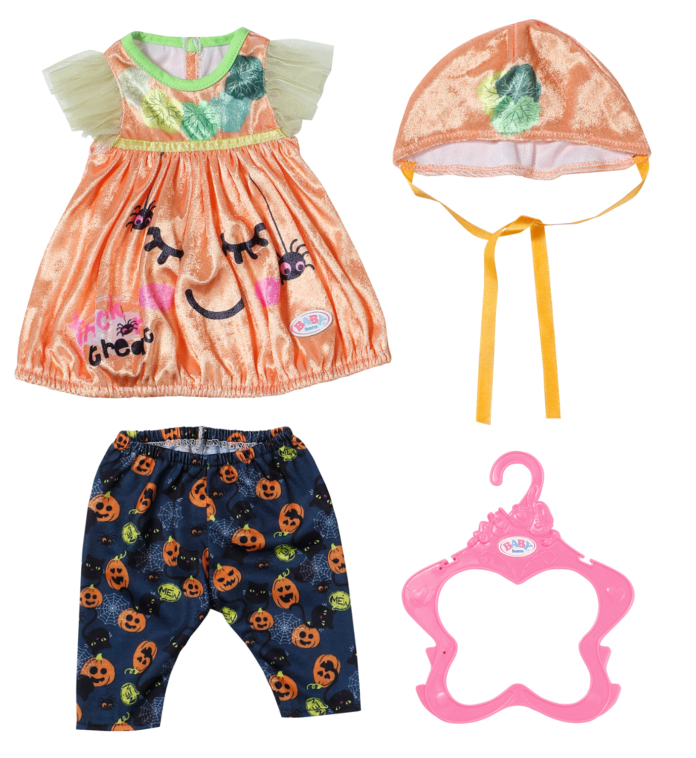 BABY born® Halloween Kürbiskleid, Puppenzubehör