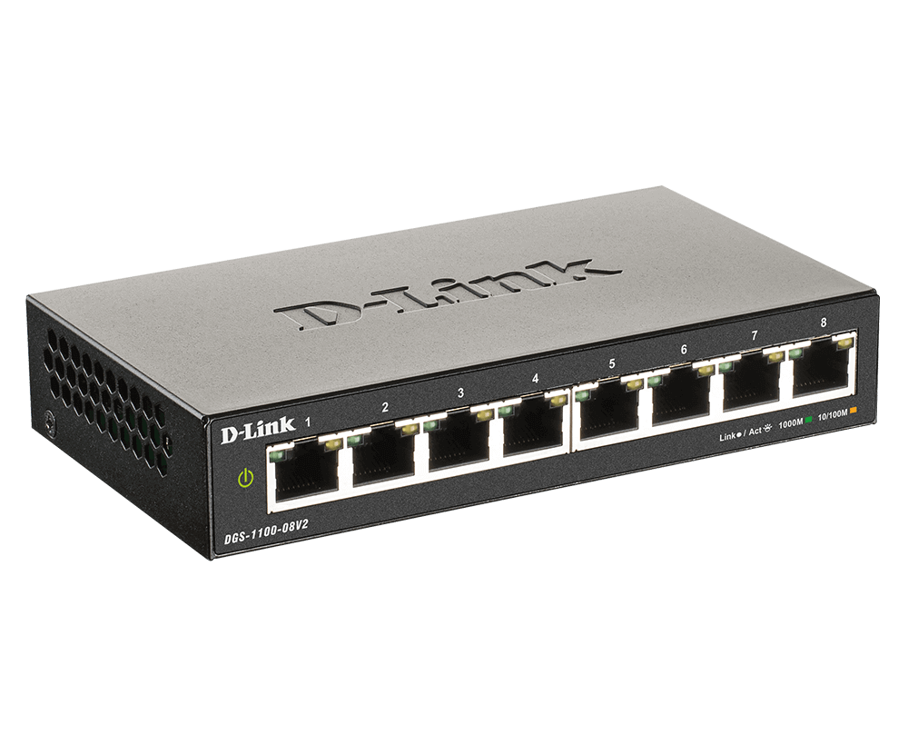 Switch D-Link DGS-1100-08V2/E 5*GE retail