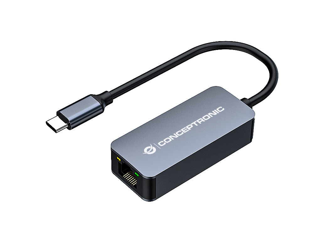 CONCEPTRONIC Adapter USB-C3.2->2.5GbE WoL 5Gbs 0.14m sw