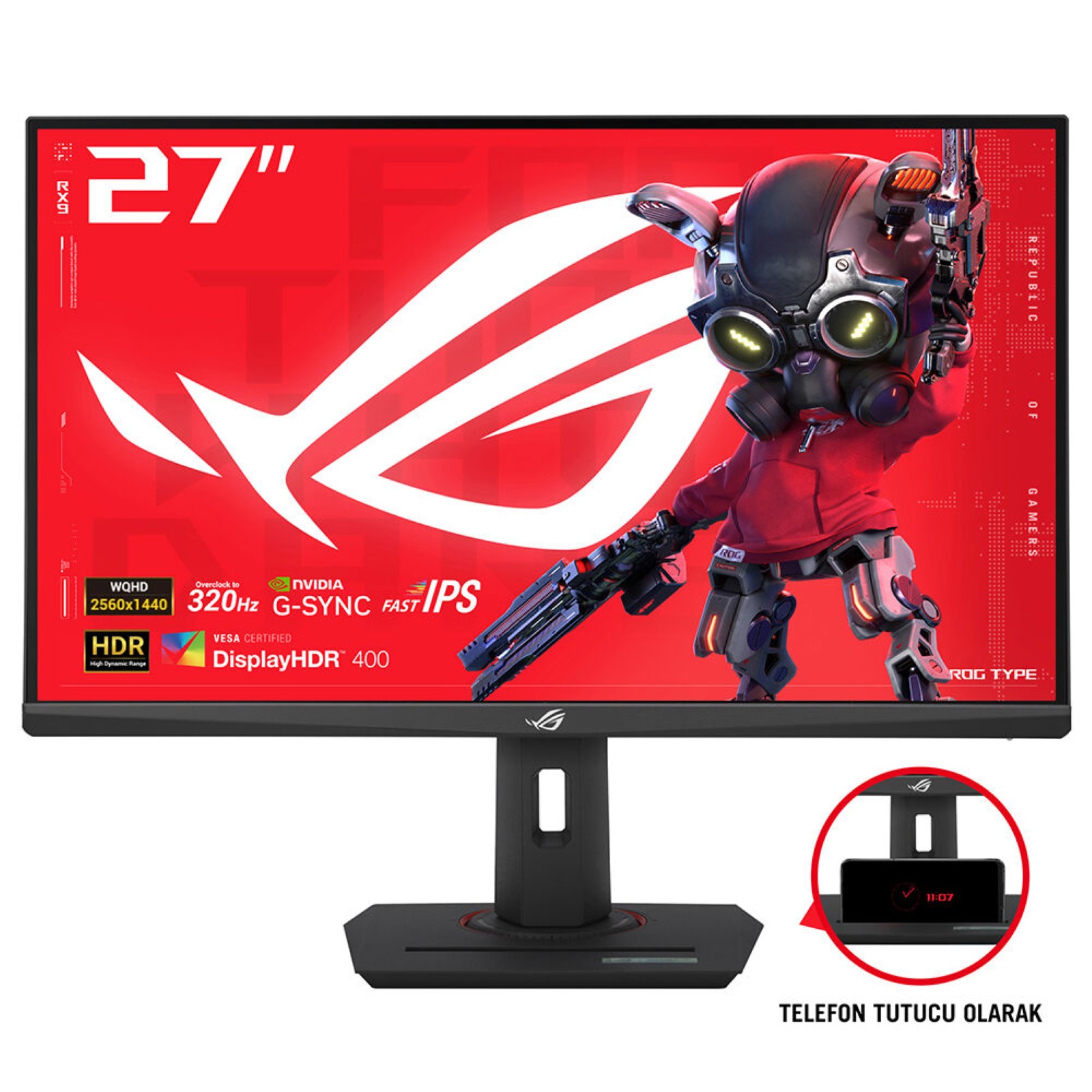 ROG Strix XG27ACMS, Gaming-Monitor