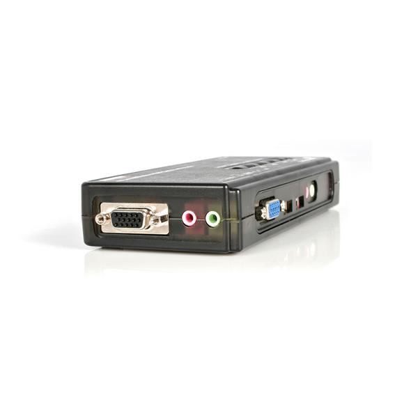 4 PORT USB KVM SWITCH + AUDIO IN