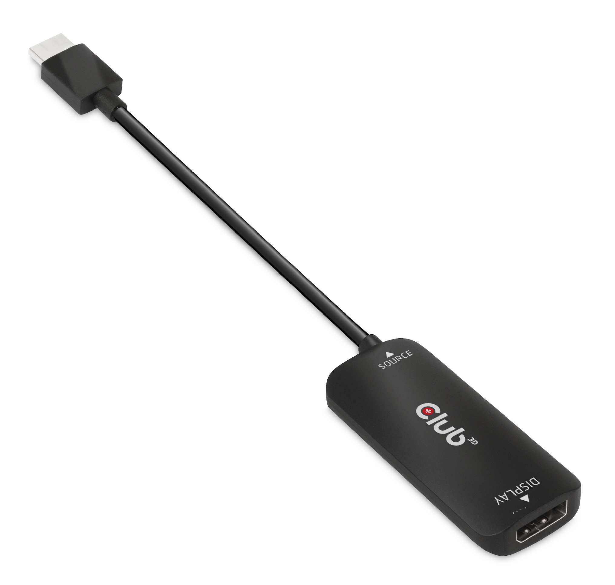 Club3D Adapter HDMI + MicroUSB > DP 4K120Hz aktiv St/Bu retail