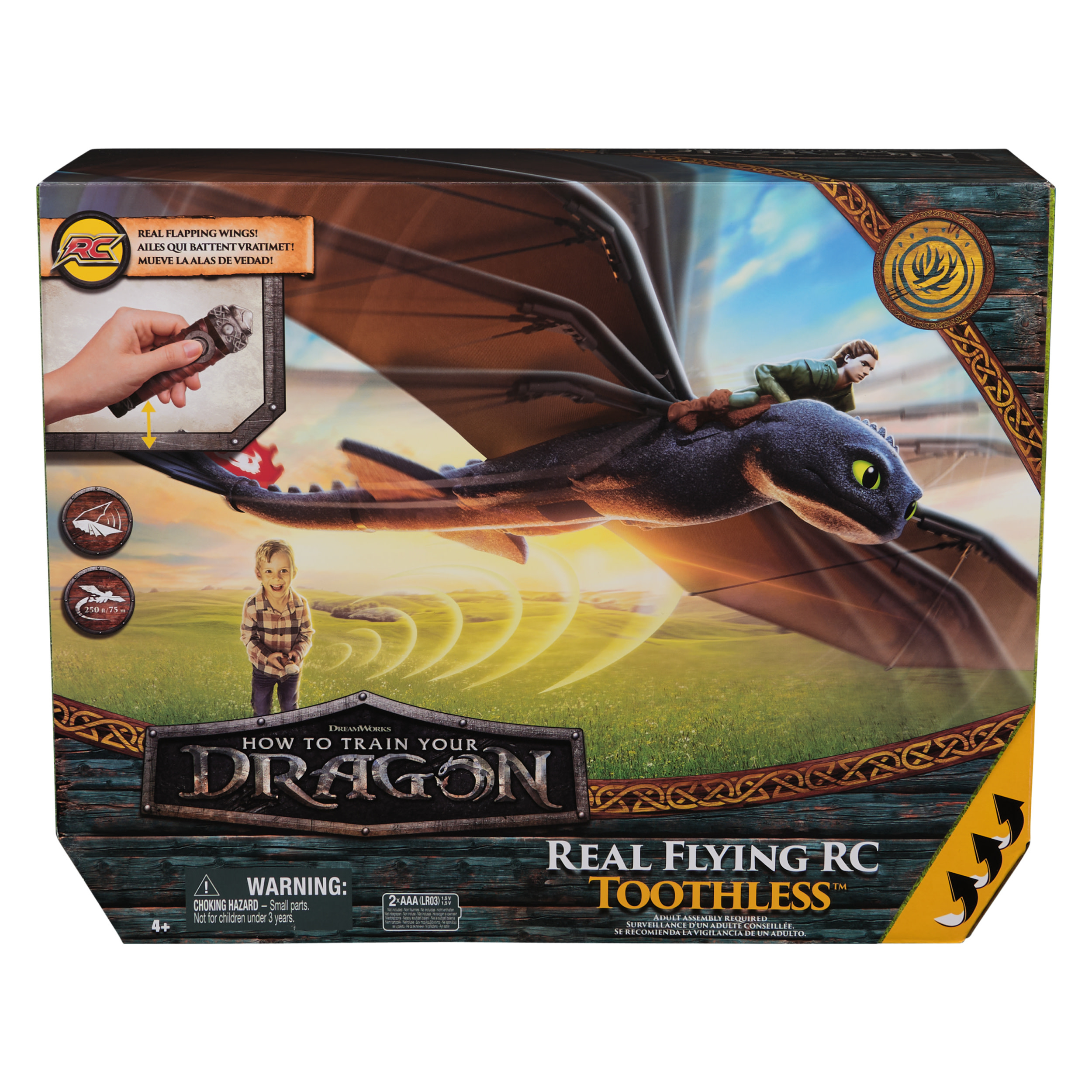Drachenzähmen leicht gemacht - Fliegender Drache Ohnezahn, RC