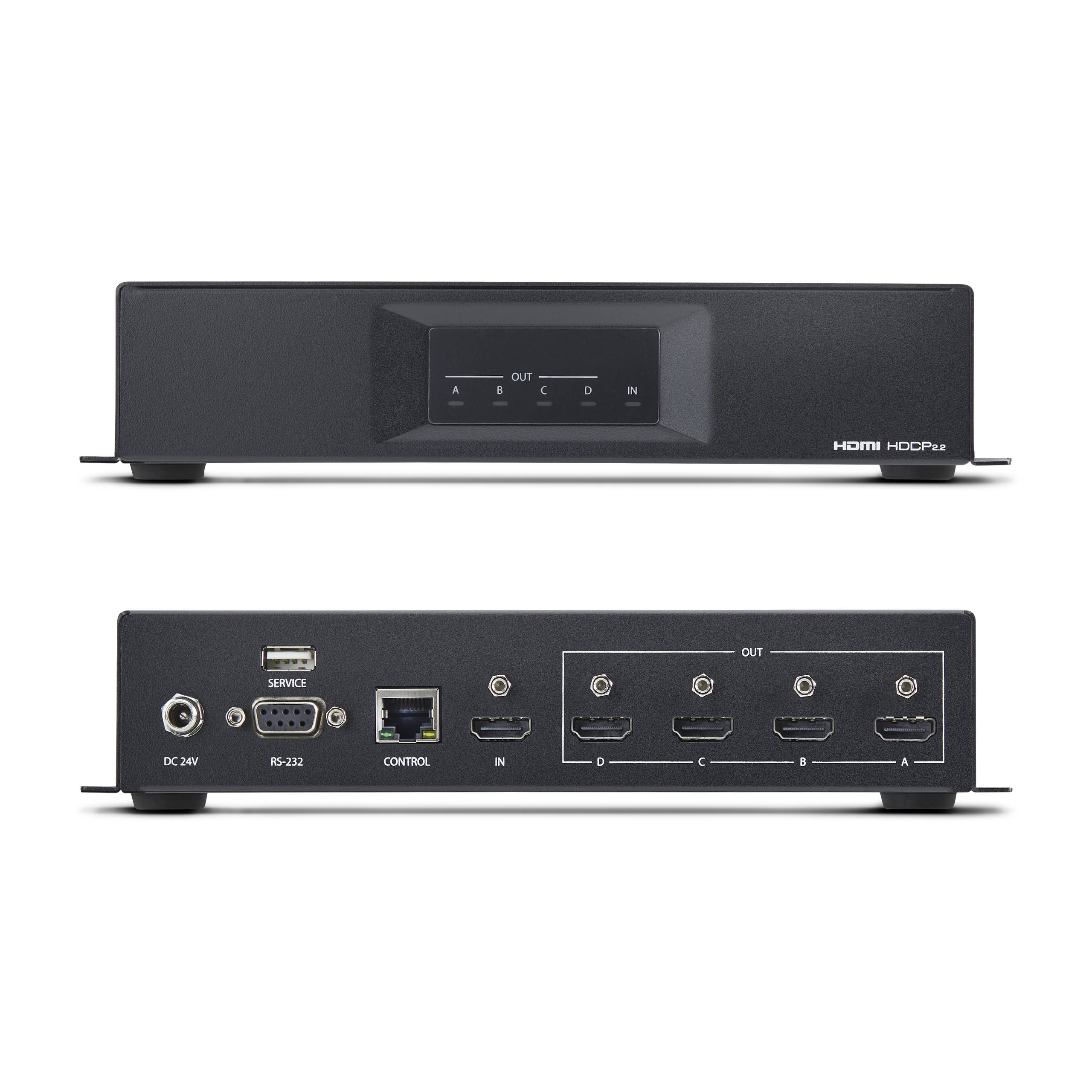 2X2 VIDEO WALL CONTROLLER 4K 60HZ - HDMI 2.0 - 1 IN 4 OUT