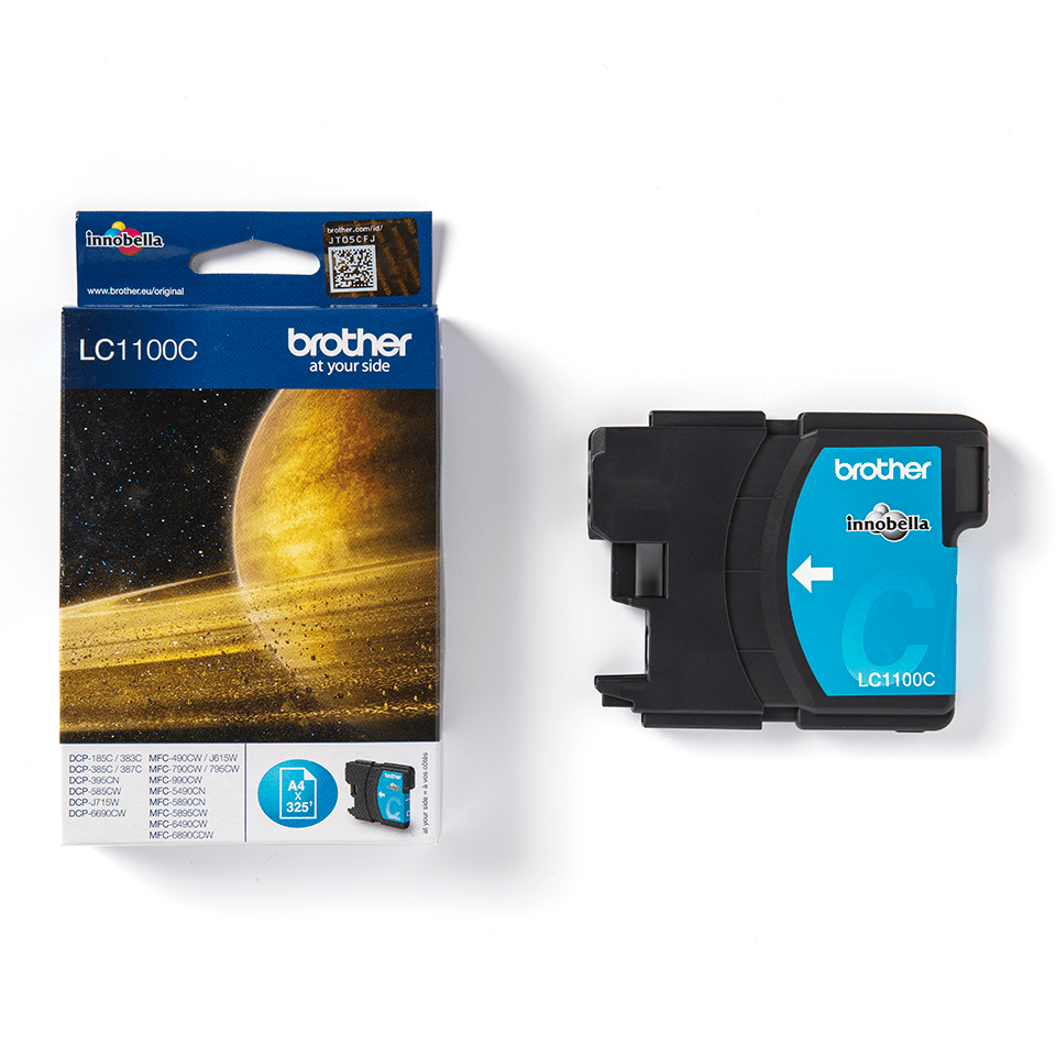 LC-1100C INK CARTRIDGE CYAN F/ MFC-6490CW 325 PGS