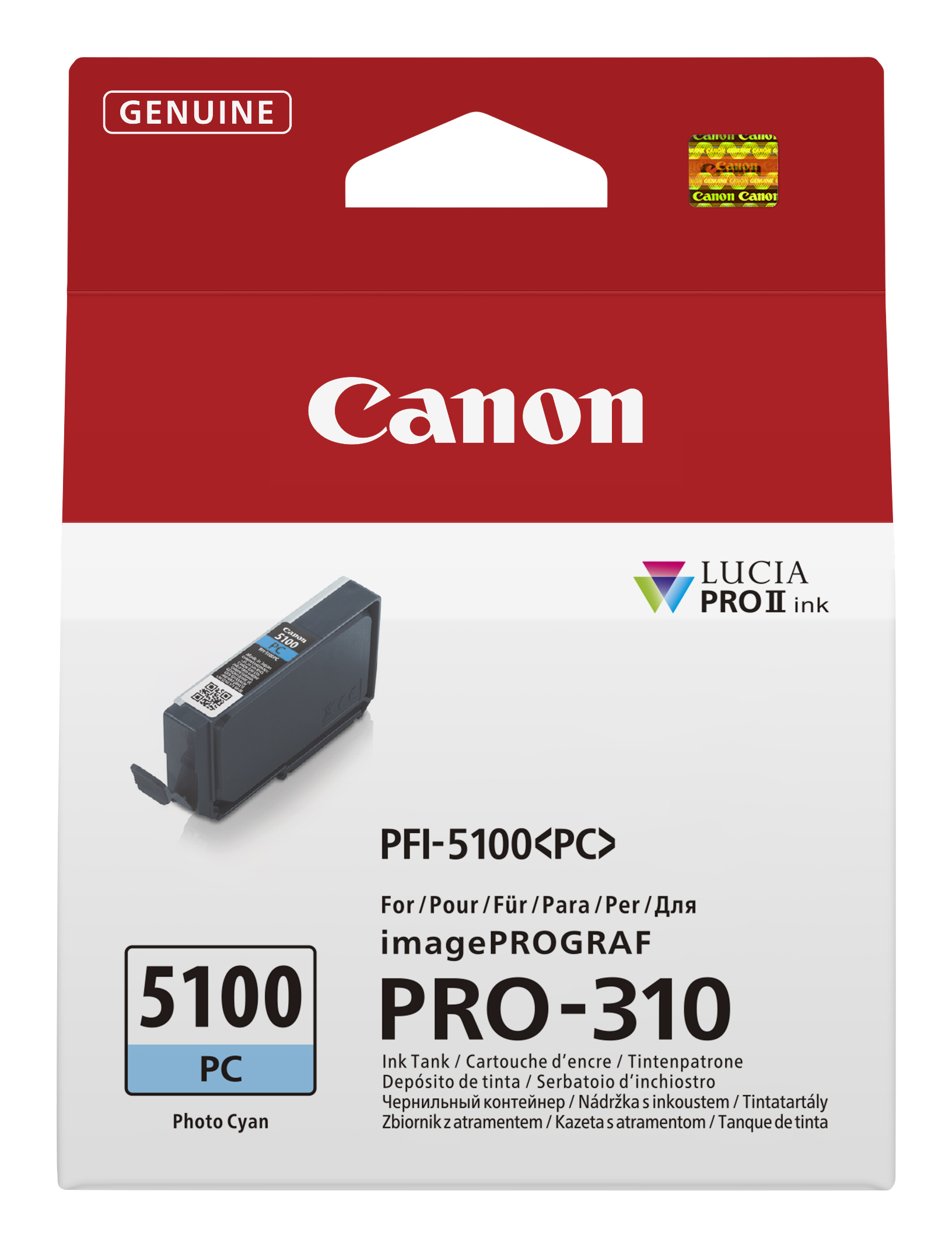 Canon PFI-5100 PC Foto cyan Druckerpatrone