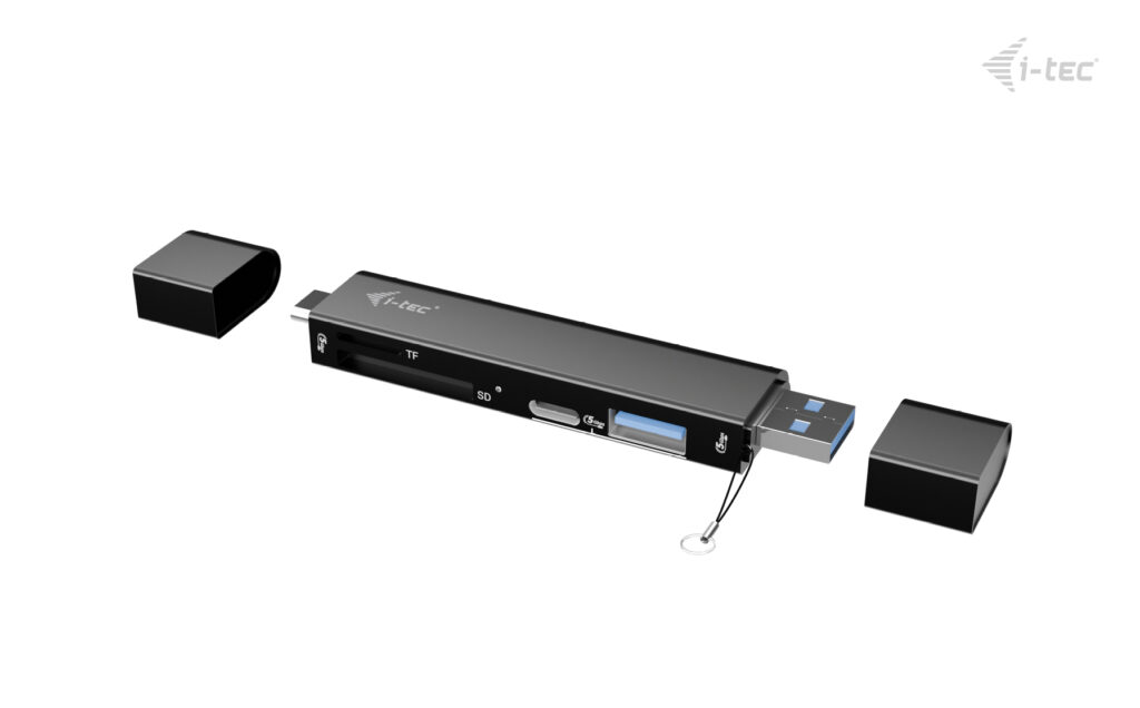 I-TEC USB-C/A DONGLE SD 2X USB SD TF 2X USB (USB-A USB-C)