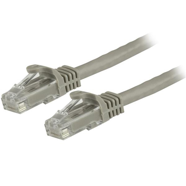 StarTech.com CAT6 Kabel 1,5 m Snagless RJ45 Grau